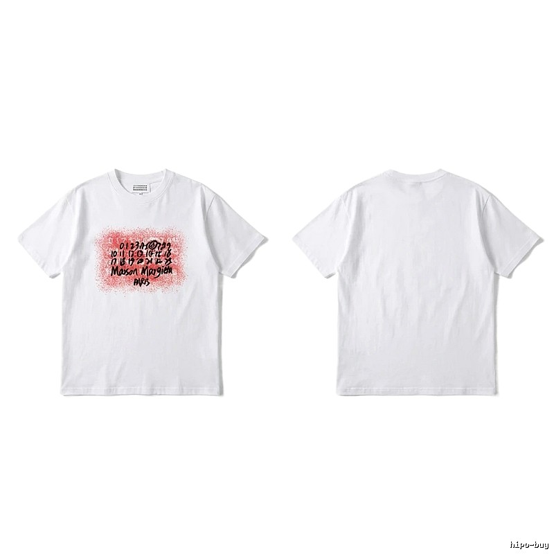 Maison Margiela white T-shirt with digital print