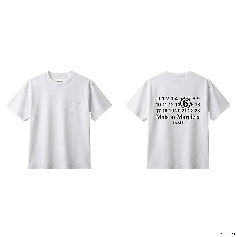 Maison Margiela white T-shirt with digital printing
