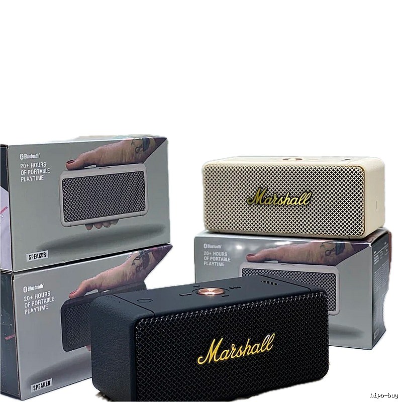 Marshall Emberton Portable Speaker in Cream and Black