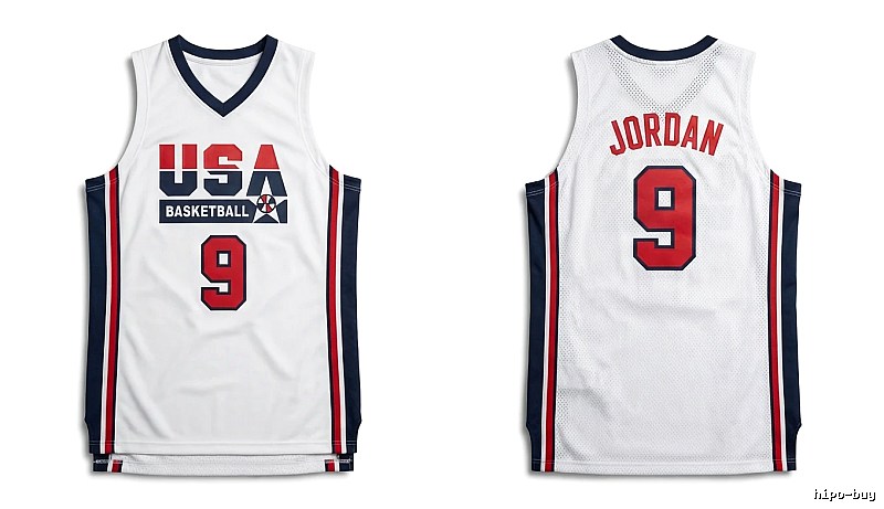 Michael Jordan retro-style white jersey