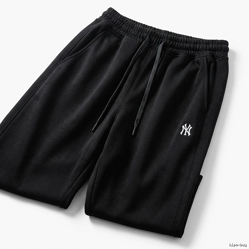 MLB Basic Style Casual Black Sweatpants