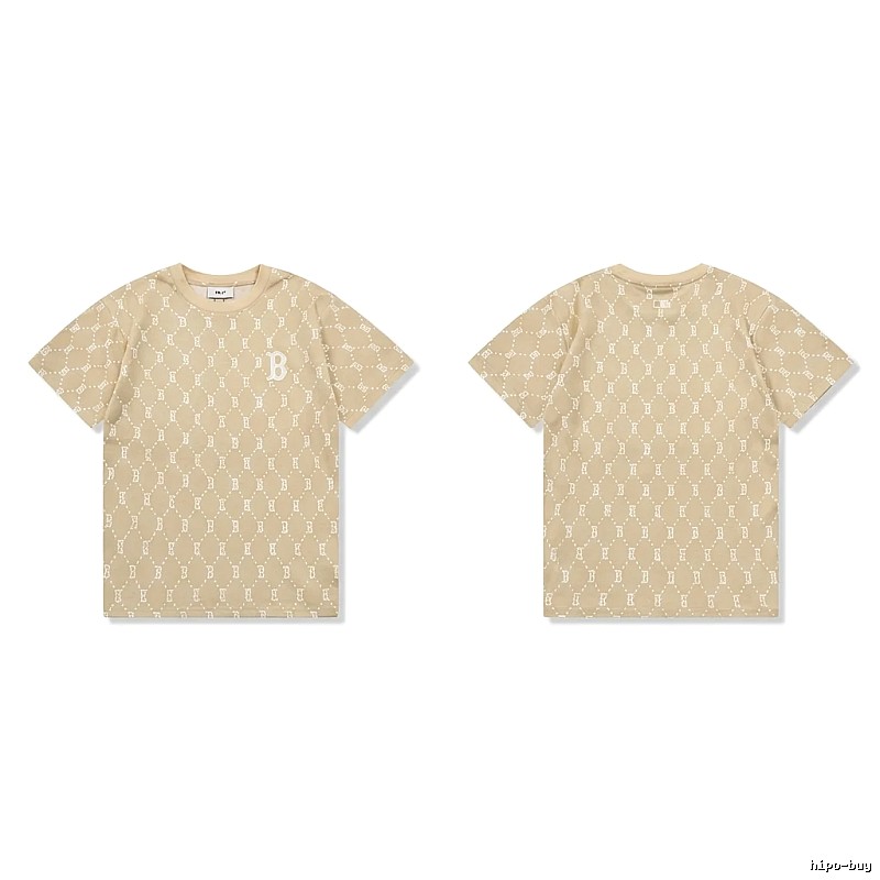MLB Old Flower Style Beige T-shirt