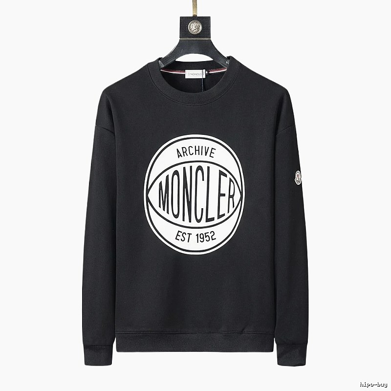 Moncler Archive Retro Style Black Sweatshirt