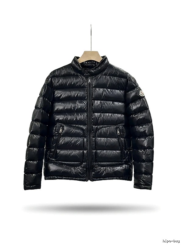 Moncler black fashionable down jacket