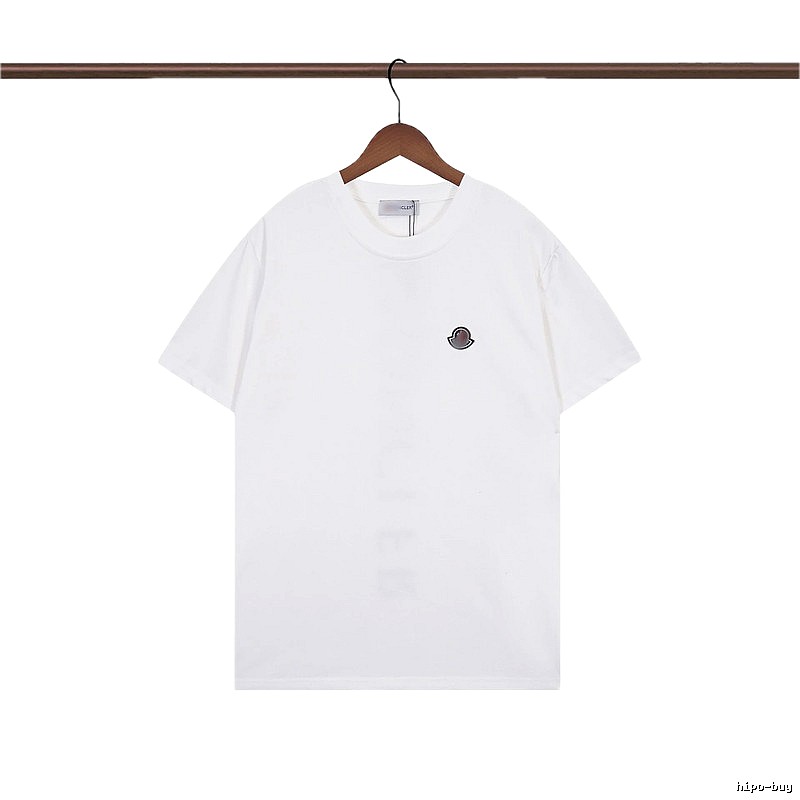 Moncler Classic Minimalist Style White Short-sleeve T-shirt
