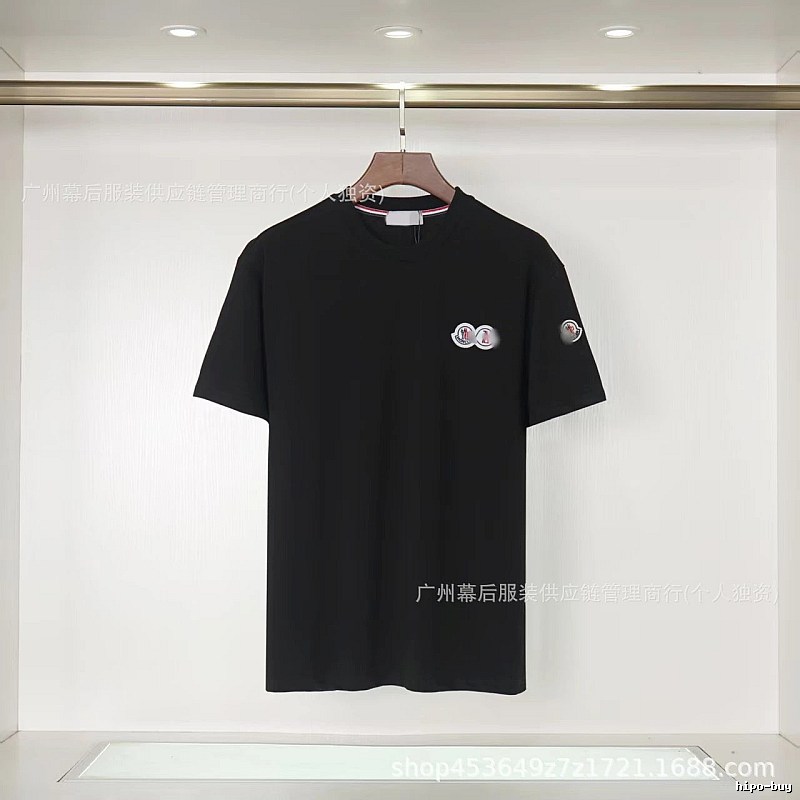 Moncler Co-branded Casual Style Black Short-sleeve T-shirt
