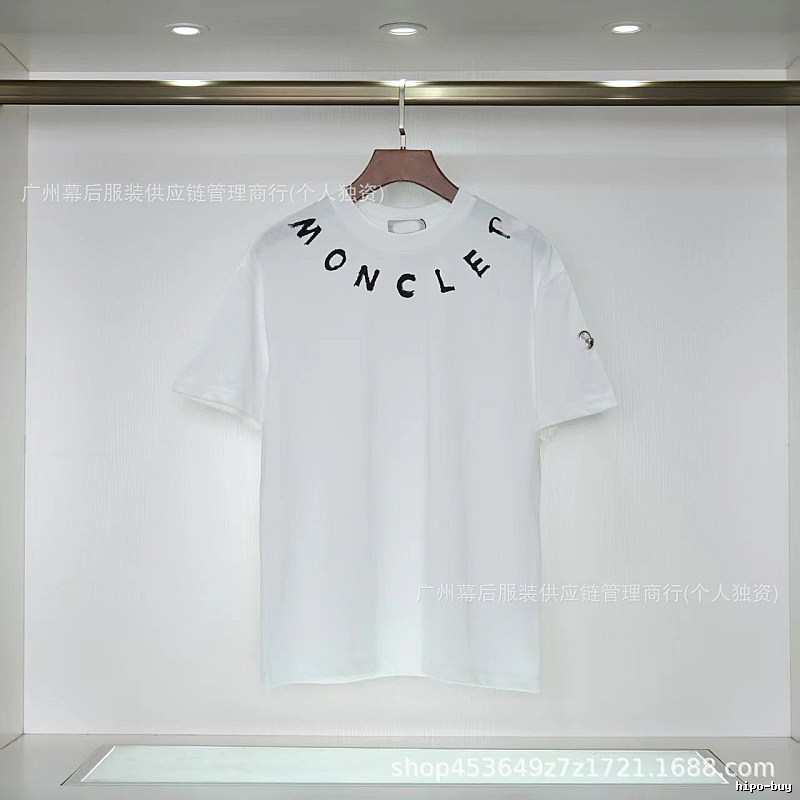 Moncler Graffiti Casual Style White Short-sleeve T-shirt