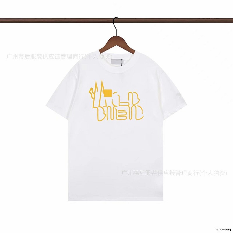 Moncler Line Sketch Print Casual Style White T-Shirt