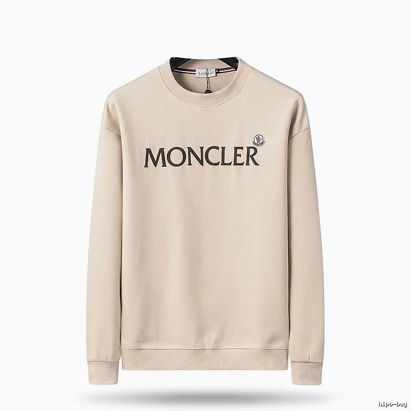 Moncler minimalist beige sweatshirt