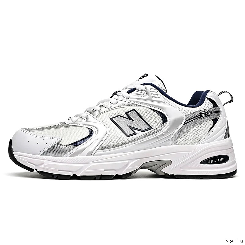 New Balance 530 retro style white shoes