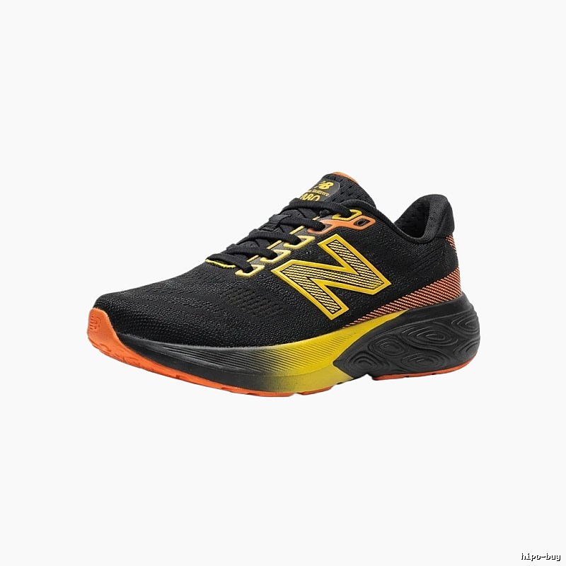 New Balance 880 Trendy Black-Orange Athletic Shoes