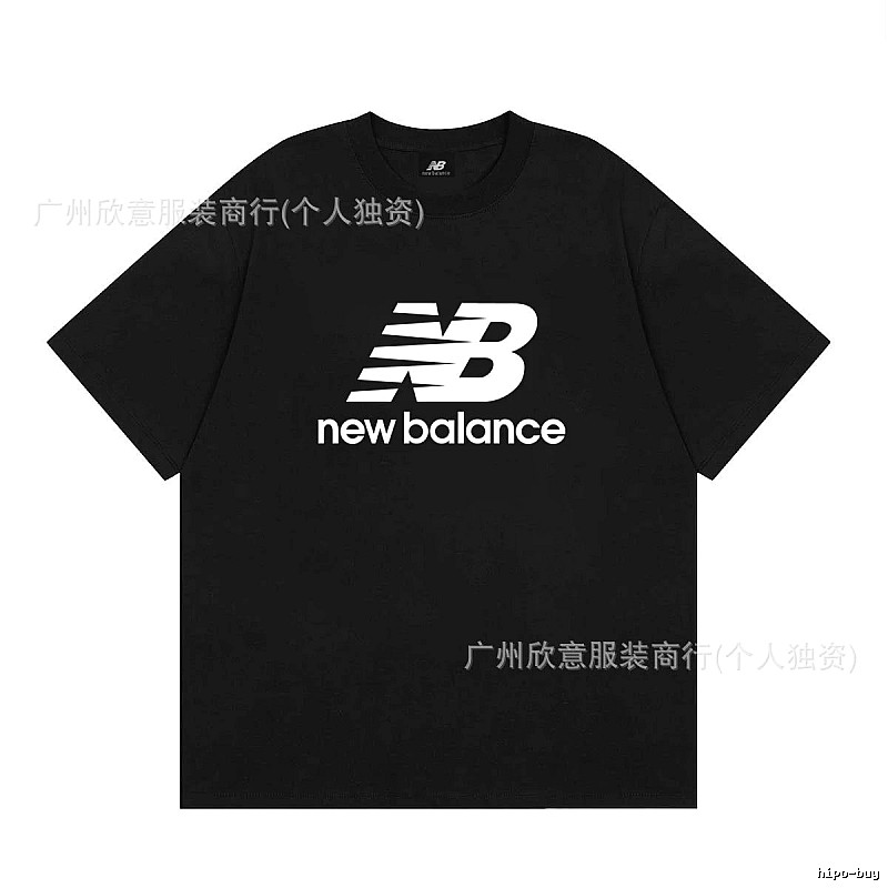 New Balance Classic Casual Style Black Short-sleeve T-shirt