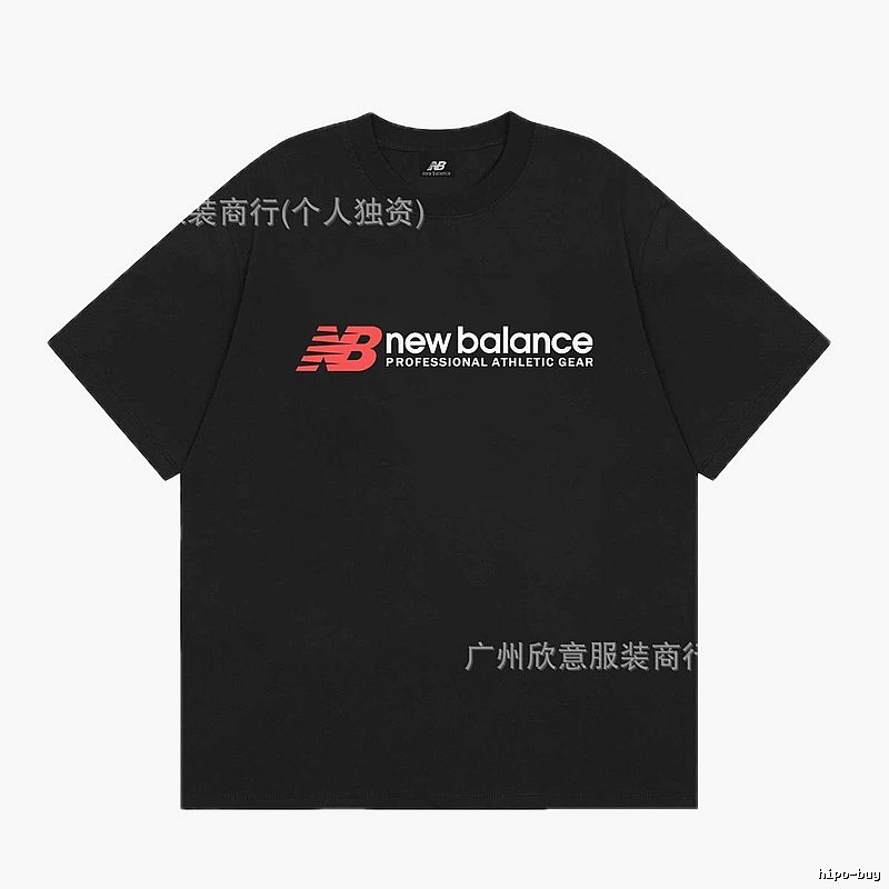 New Balance Sports & Casual Black Short-sleeve T-shirt