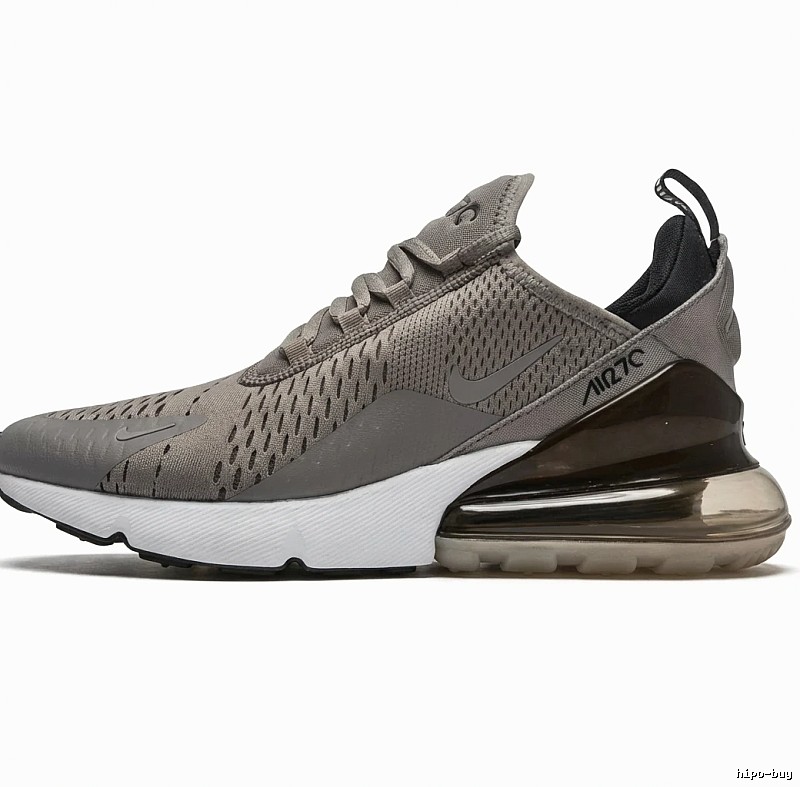 Nike Air Max 270 Grey and Black Athletic Running Shoes