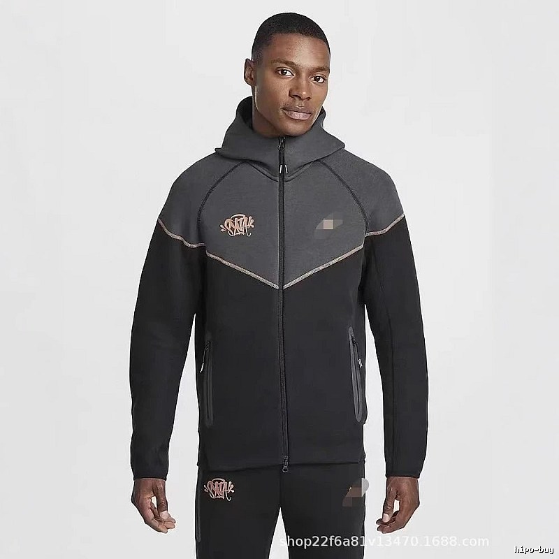 Nike Classic Tech Fleece tracksuit jacket Black Zip Jacket for Daily Styling