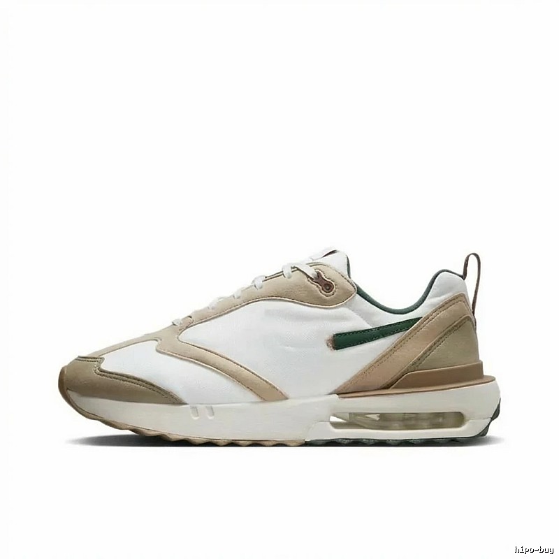 Nike retro white and brown sports shoes