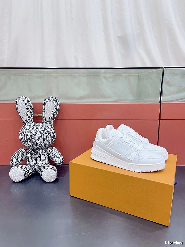 Nike White Sneaker with White Nike Low-top on Orange for Photo Ready Styling