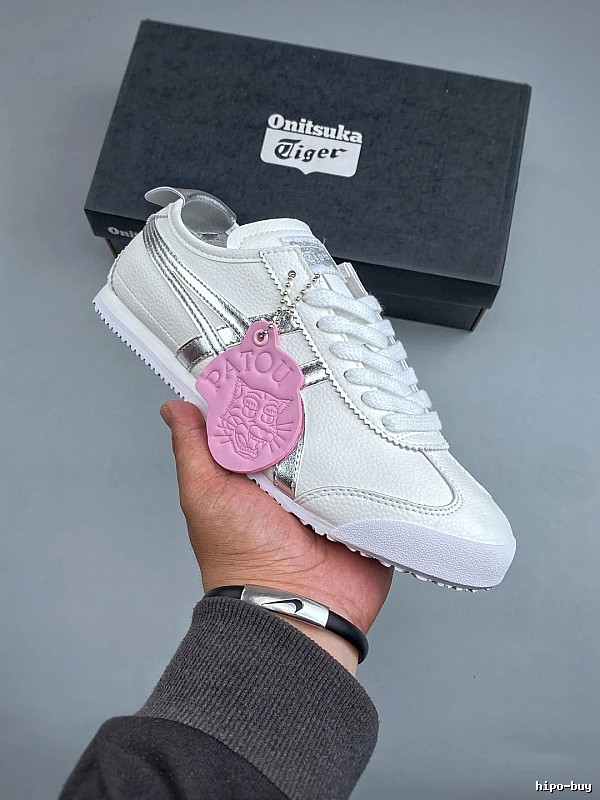 Onitsuka Tiger White Low-Top Sneakers, Clean Low Profile