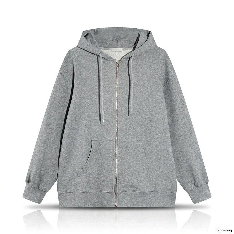 Other simple style hooded gray sweatshirt