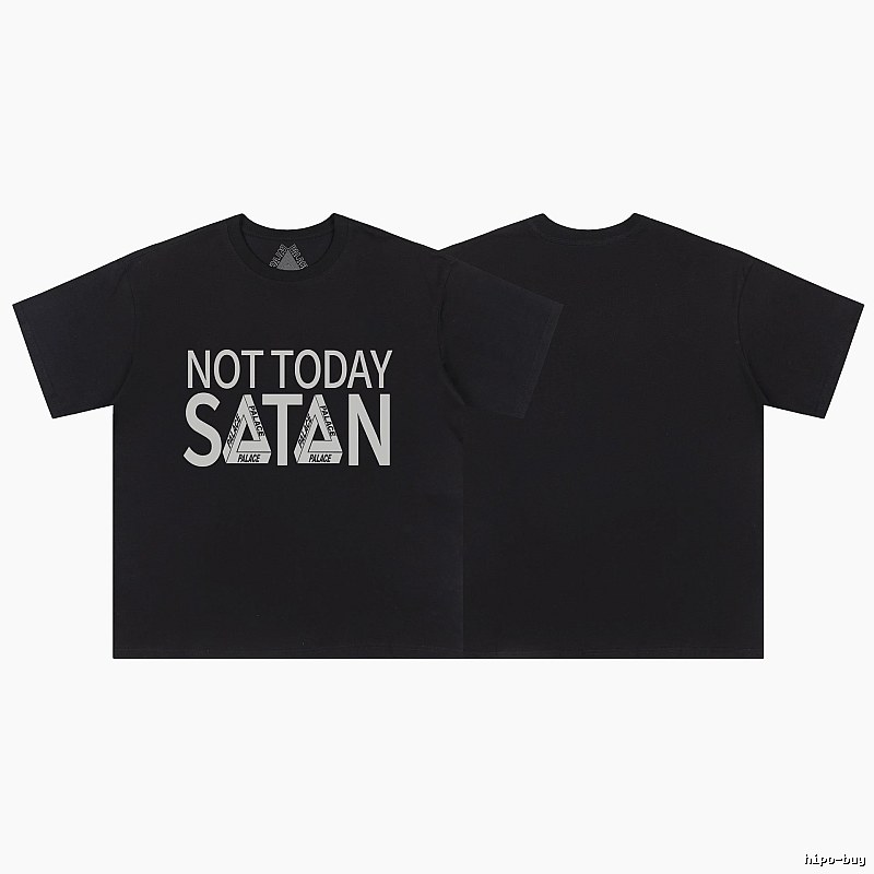 Palace Triangle Print Street Style Black T-Shirt