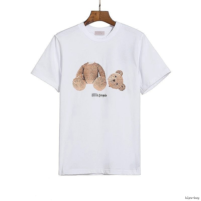 Palm Angels Gift Ready Bear graphic T-shirt White Colorful Bear with Fresh Pattern