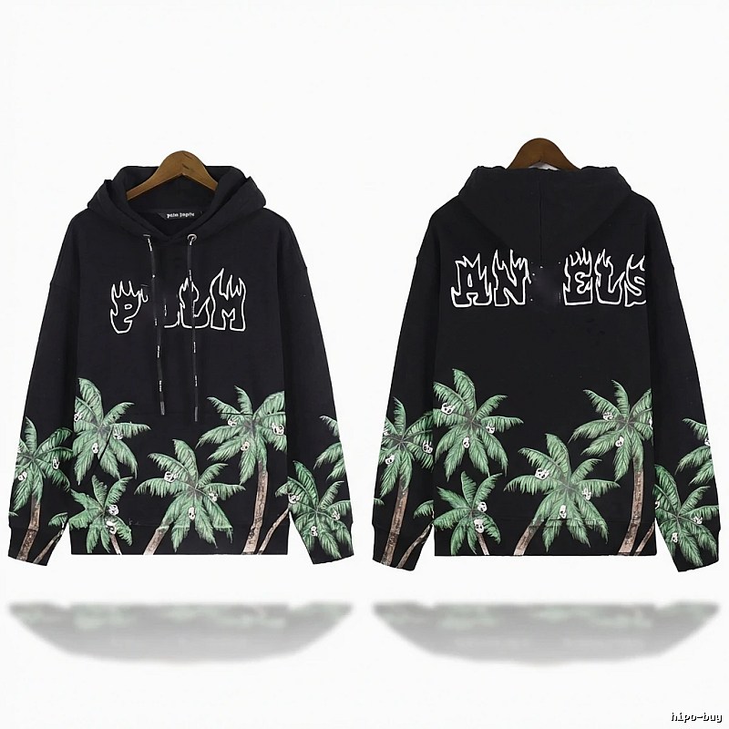 Palm Angels Palm Tree Black Hoodie