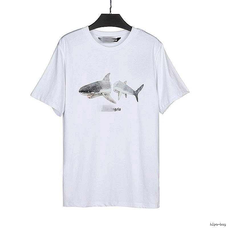 Palm Angels Patterned Bear graphic T-shirt White Colorful Bear with Polished Detail