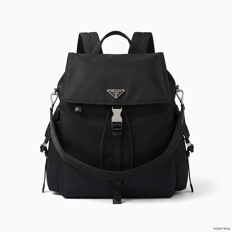 Prada classic black backpack