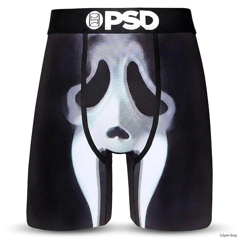 PSD Ghost Face Dark Style Boxer Briefs