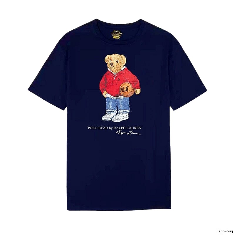 Ralph Lauren Bear Trendy Brand Royal Blue T-shirt