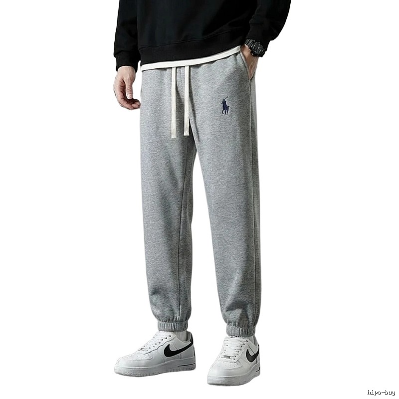 Ralph Lauren fleece-lined casual grey sweatpants