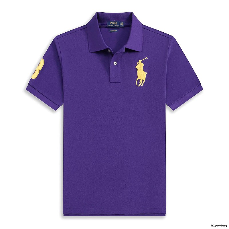 Ralph Lauren Polo Purple Classic Style Short-Sleeve