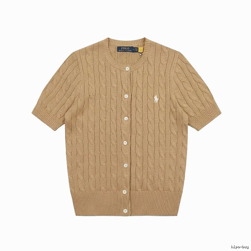 Ralph Lauren Polo Retro Brown Cardigan