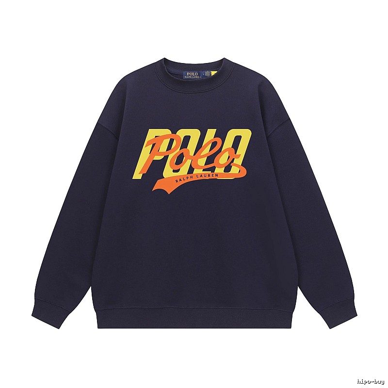 Ralph Lauren Polo Series Fashion Navy Blue Sweatshirt