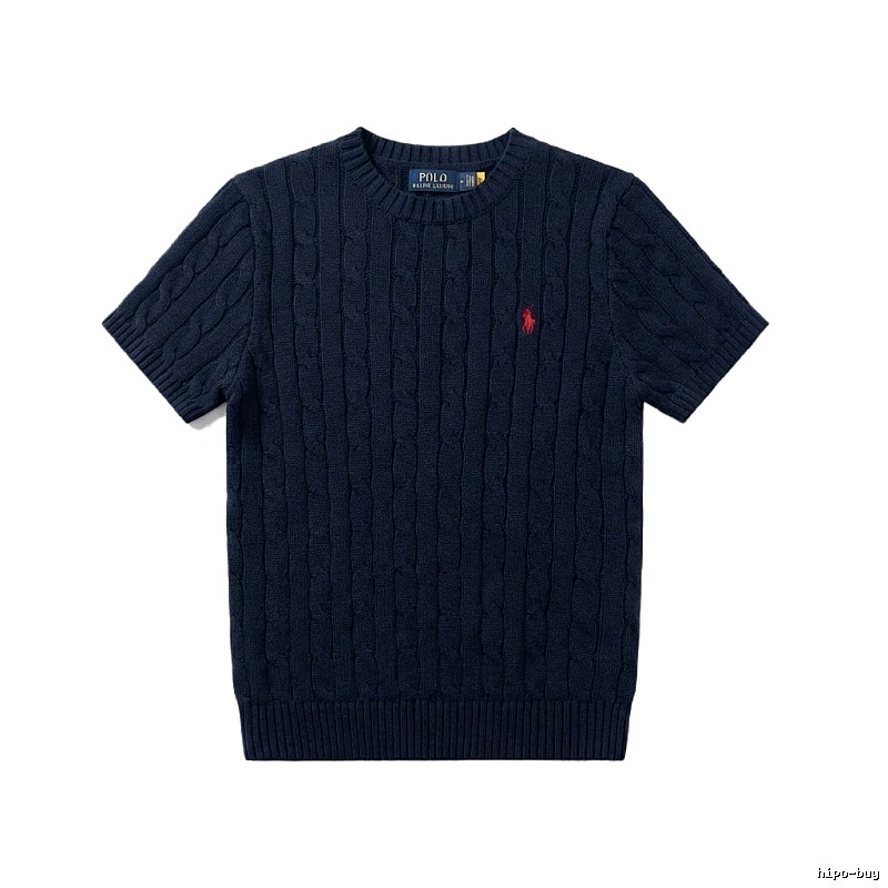 Ralph Lauren Polo Series Vintage Navy Blue Knitted Sweater