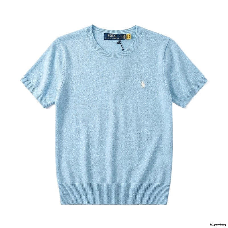 Ralph Lauren POLO simple style light blue short-sleeve