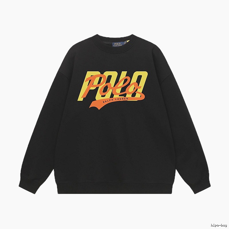 Ralph Lauren Polo trendy brand black sweatshirt
