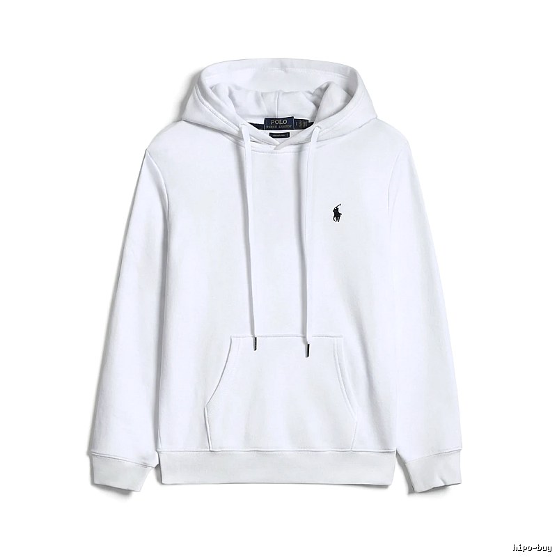 Ralph Lauren Polo white hooded sweatshirt