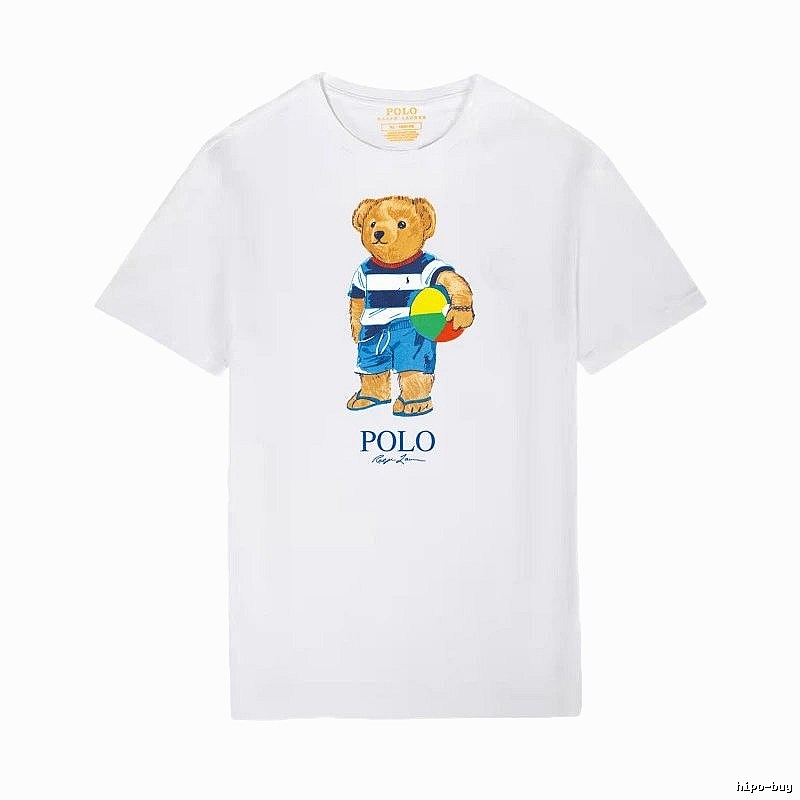 Ralph Lauren white T-shirt with teddy bear print