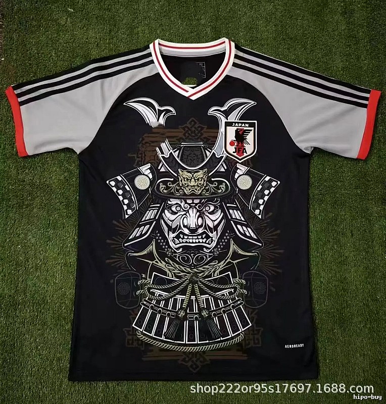 Real Madrid Black Dragon Soccer Jersey Clean Finish