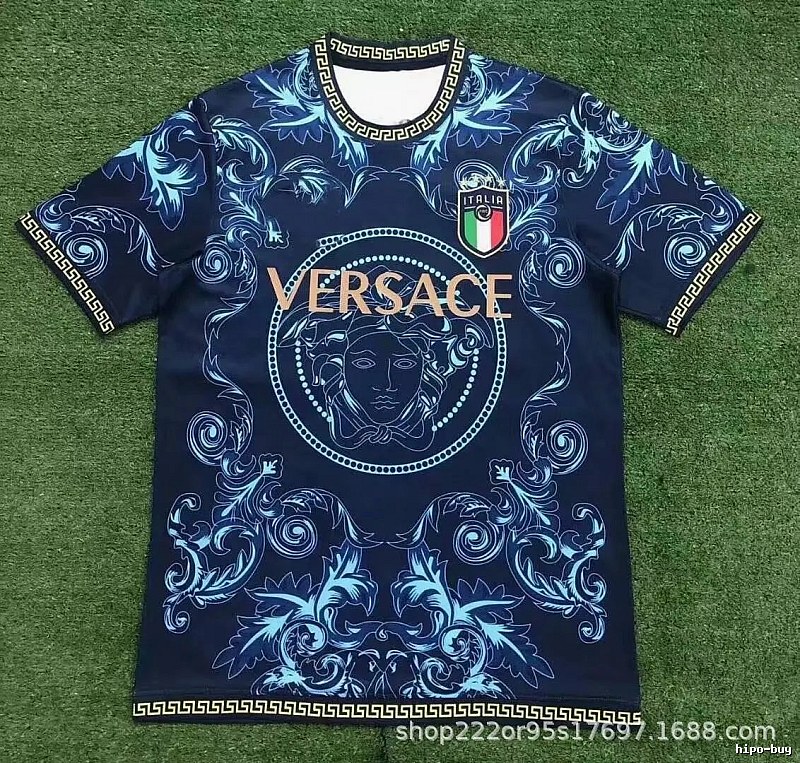 Real Madrid Blue Dragon Soccer Jersey Poolside Style