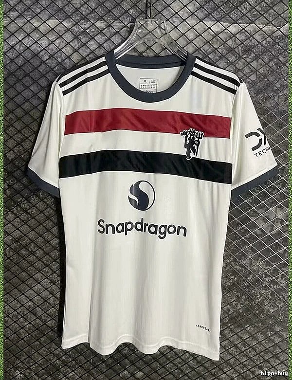 Real Madrid Logo Detail Home soccer jersey White Real Madrid with Functional Detail