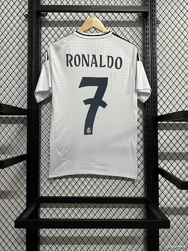 Real Madrid Streetwear Home soccer jersey White Real Madrid with Logo Accent Select Edition