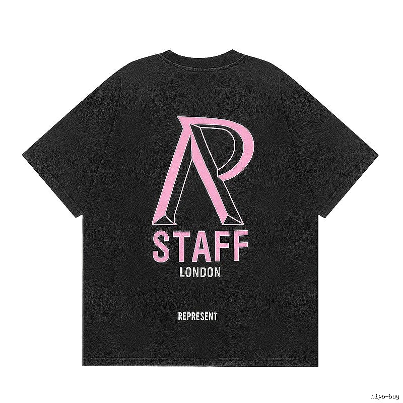 Represent Black Style 832 Owners Club T-Shirt Logo Detail