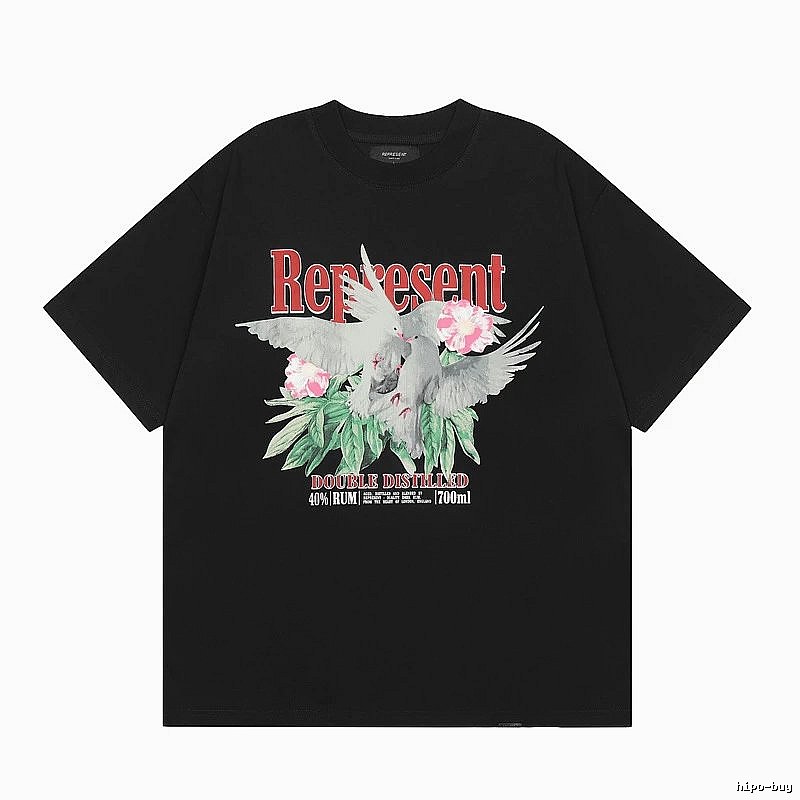 Represent Vintage-style Black Peace Dove T-Shirt
