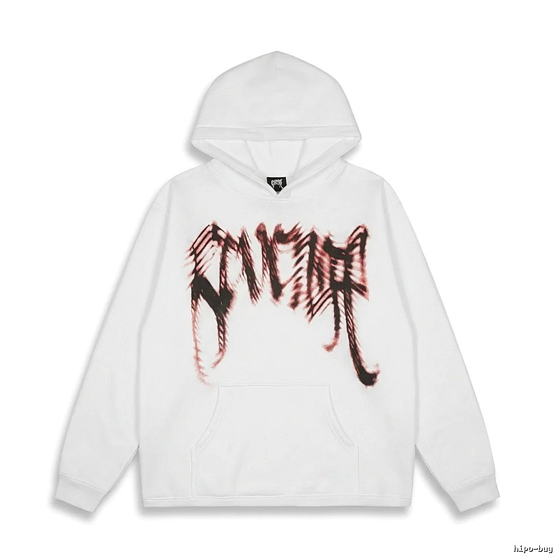 Revenge Gothic Style White Hoodie