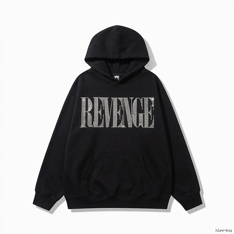 Revenge Letter Wind Black Hoodie