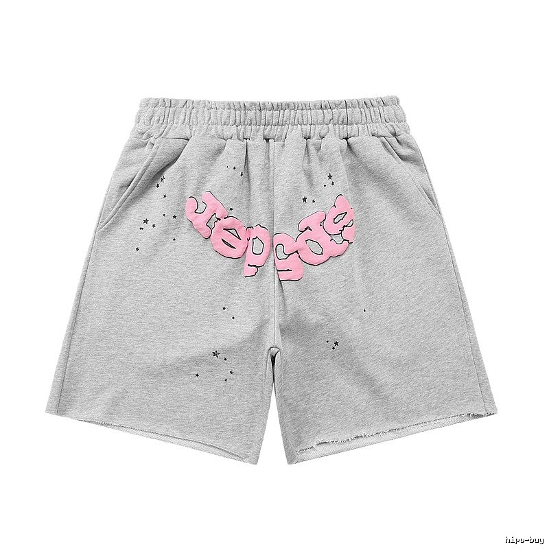 Shorts with Sp5der letter print style