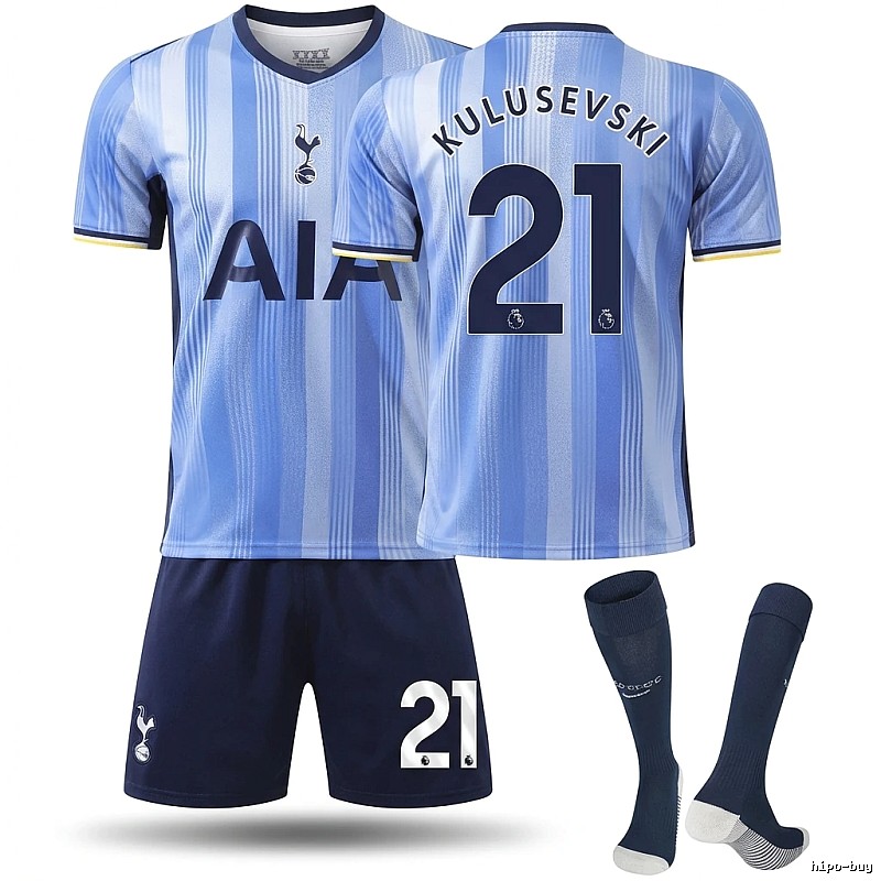 Spurs striped blue jersey