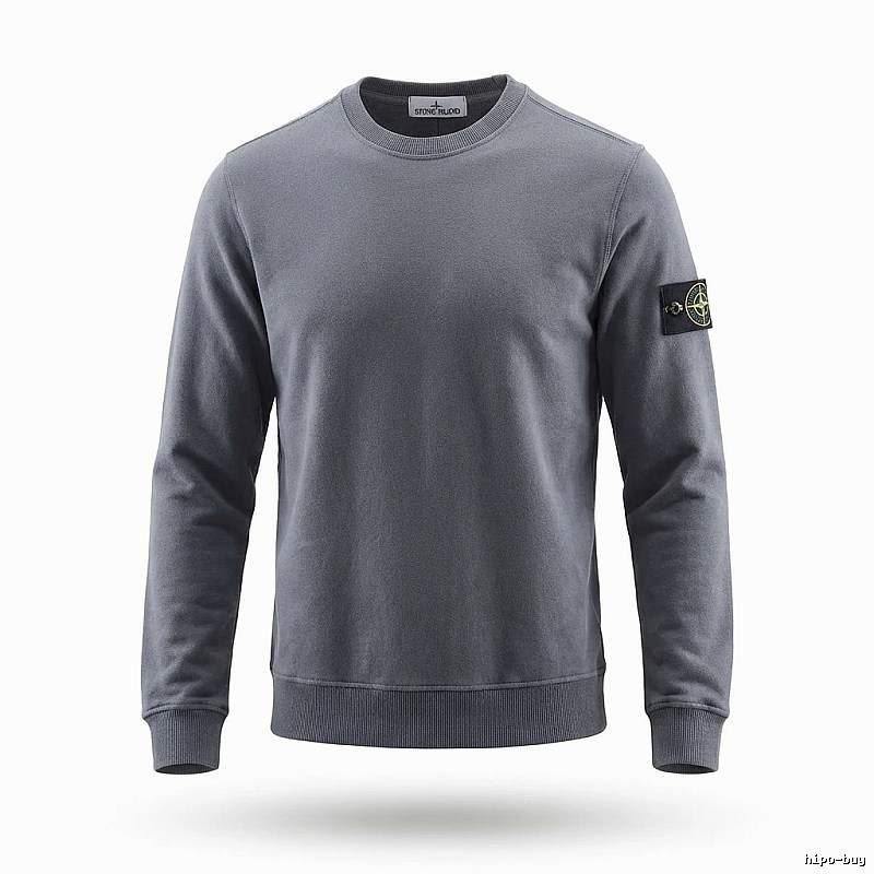 Stone Island basic grey sweatshirt